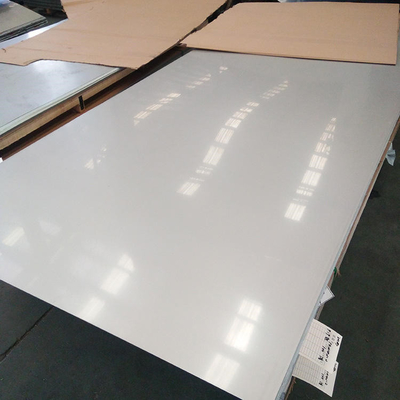 O tipo 304 Pvc grosso de aço inoxidável da placa 0.8mm da folha cobriu o tamanho dos VAGABUNDOS 2B 4x8 do espelho